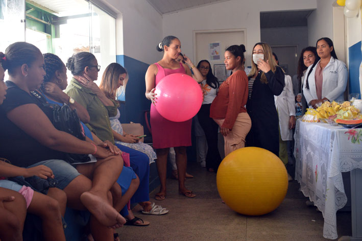 Secretaria de Saúde de Baixa Grande realiza mais uma ação em consonância com o Agosto Dourado