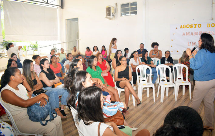 Profissionais da Saúde de Baixa Grande participam de palestras sobre Aleitamento Materno
