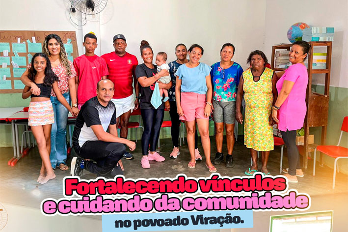 CRAS Volante de Baixa Grande promove ação especial no povoado Viração em homenagem ao Dia do Educador Físico