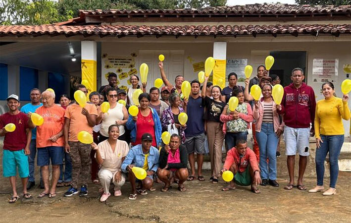 CAPS I realiza roda de conversa e atividades em alusão ao Setembro Amarelo em Baixa Grande