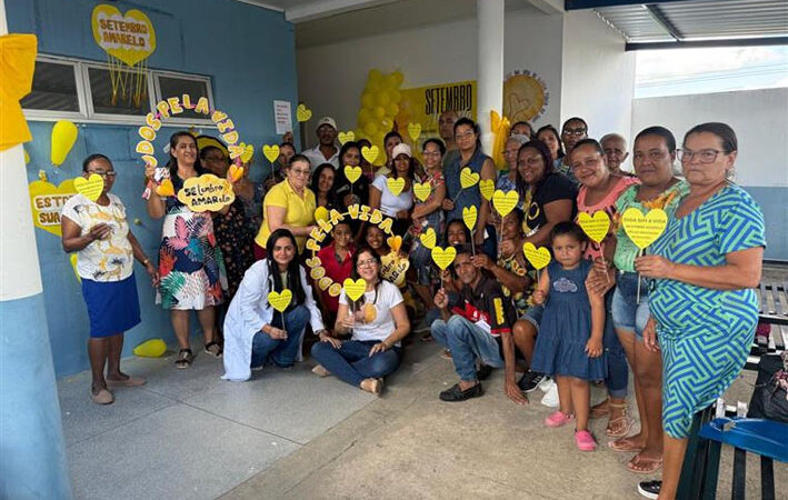 Baixa Grande | CAPS e USF de Mandacaru promovem roda de conversa sobre Saúde Mental e Setembro Amarelo