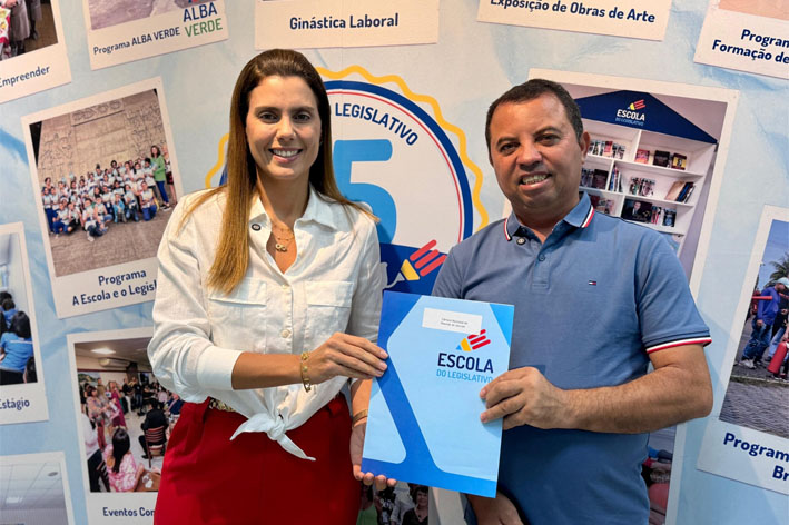 Câmara de Riachão do Jacuípe firma parceria com a Escola do Legislativo da ALBA