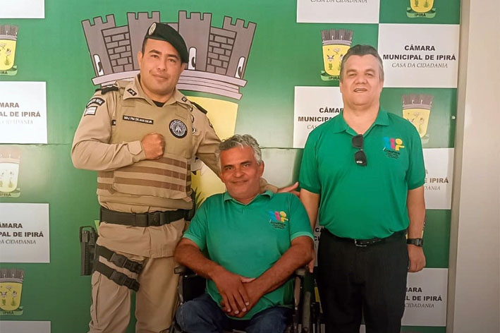 Comandante da 98ª CIPM prestigia solenidade pelo Dia Nacional da luta da pessoa com deficiência