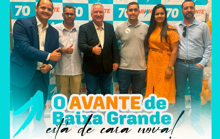 Avante Baixa Grande sob nova direção: legenda ocupa duas cadeiras no Legislativo