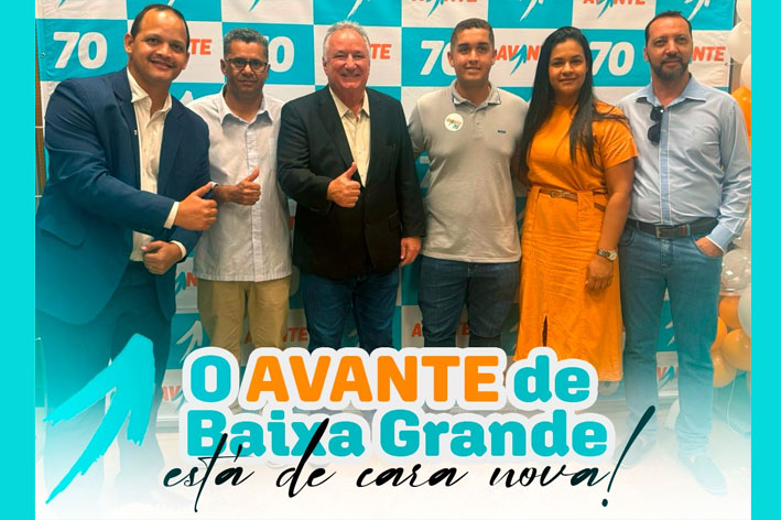 Avante Baixa Grande sob nova direção: legenda ocupa duas cadeiras no Legislativo