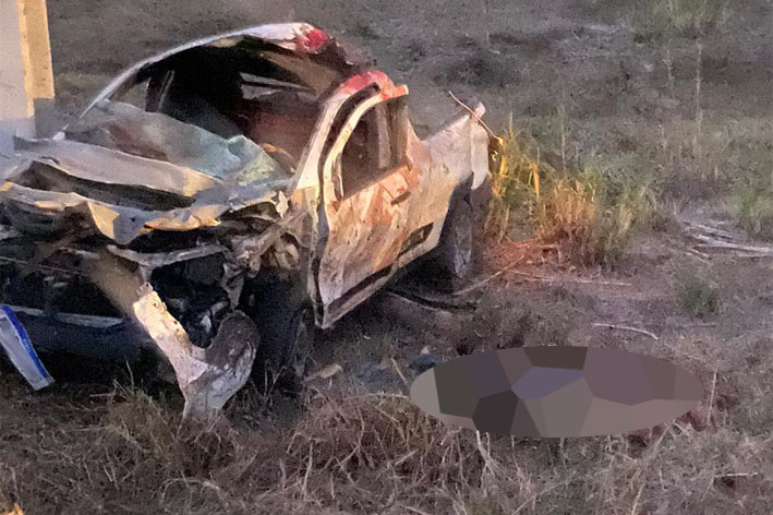 Animal na pista causa acidente com vítima fatal em Baixa Grande