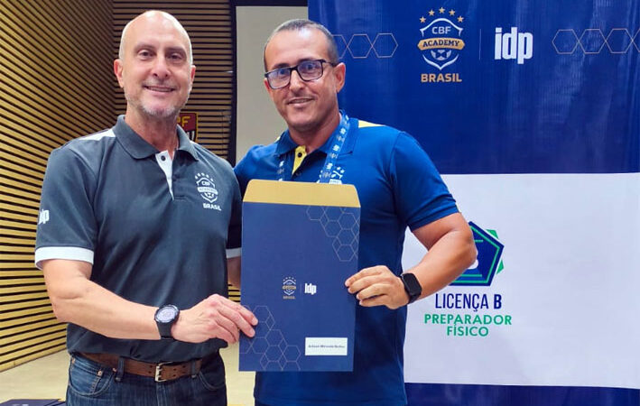 Professor de Baixa Grande, Arlison conclui Licença B da CBF Academy em São Paulo
