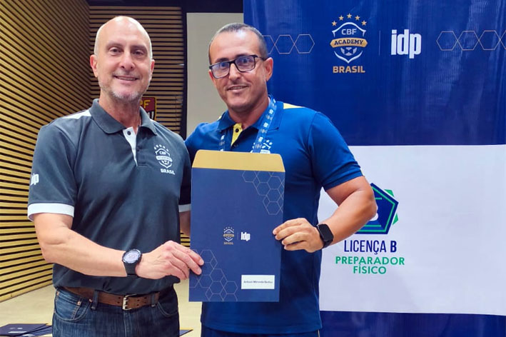Professor de Baixa Grande, Arlison conclui Licença B da CBF Academy em São Paulo