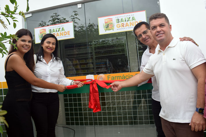 Prefeitura de Baixa Grande entrega nova Farmácia Básica e veículo 0km para fortalecer a saúde pública