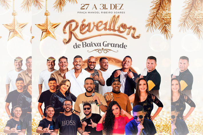 Réveillon de Baixa Grande contará com cinco dias de festa