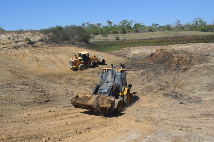 Prefeitura está concluindo limpeza da Barragem do Jabuti, zona rural de Baixa Grande
