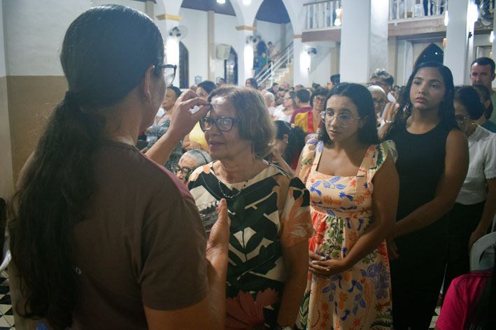 Missa da Quarta-Feira de Cinzas em Baixa Grande convoca fiéis para período de oração, jejum e caridade
