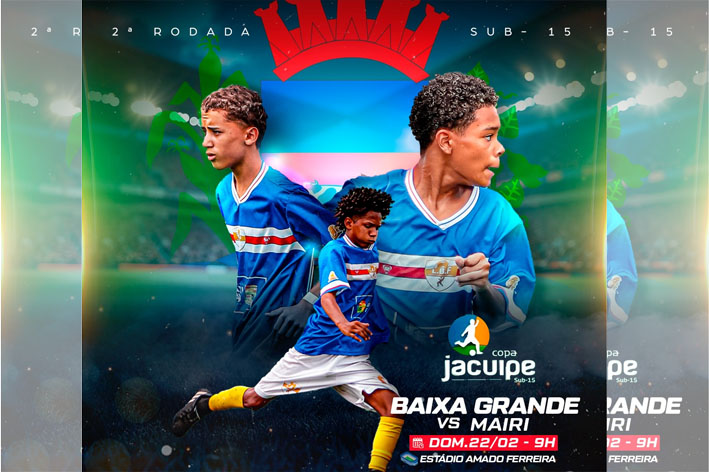 Seleção sub 15 de futebol de Baixa Grande estreia domingo na Copa Jacuípe