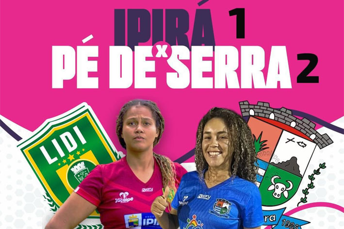 Copa Jacuípe Feminina: Pé de Serra vence fora de casa e larga na frente na final