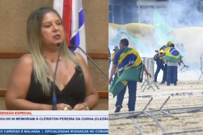 Baiana presa pelos atos de 8 de janeiro denuncia condições em penitenciária: “Comida podre com unha e pedra”