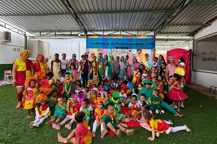 Projeto de leitura mobiliza escolas e creches em Baixa Grande