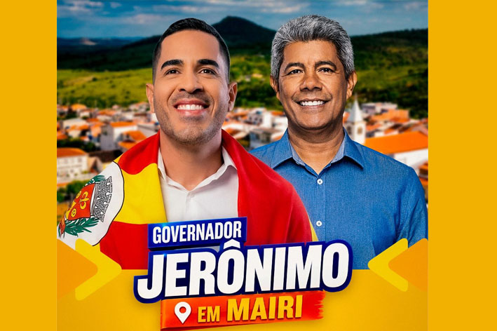 Governador Jerônimo Rodrigues visita Mairi para inaugurar a pista Angico–Mairi e anunciar novos avanços para o município
