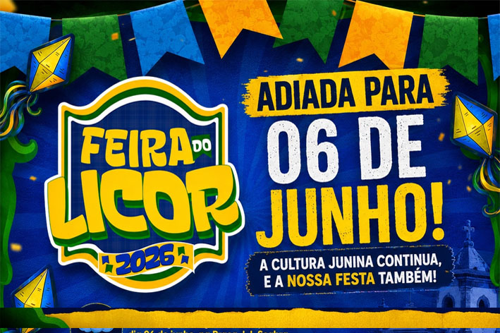 Feira do Licor 2026 é adiada para o dia 6 de junho em Mairi