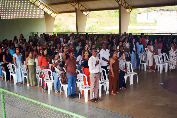 Professores da rede municipal de Baixa Grande participam de workshop sobre Educação Inclusiva e BNCC Computação
