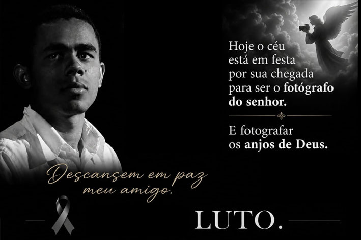 Luto em Serra Preta: morre o fotografo Ricardo Sena