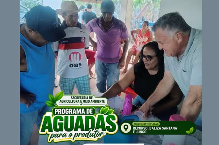 Secretaria de Agricultura realiza cadastro do Programa de Aguadas na comunidade do Recurso