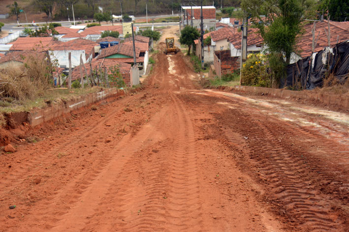 A Mudança e Transformação de Baixa Grande também chega ao Novo Horizonte; bairro terá ruas calçadas