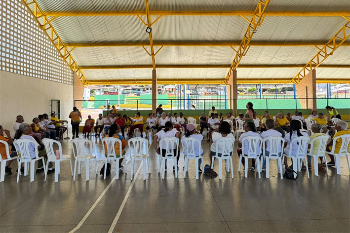CRAS de Baixa Grande promove tarde de alegria e integração entre Grupo Girassol e ABAPI