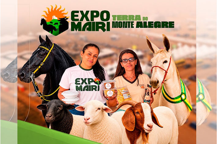 Expo Mairi 2026 reúne exposições, agricultura familiar, shows e tradição de 8 a 11 de outubro