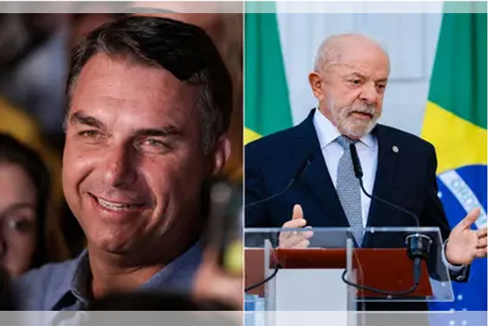 Flávio Bolsonaro tem 52,8% dos votos válidos e abre 5,6 pontos de vantagem sobre Lula, aponta pesquisa