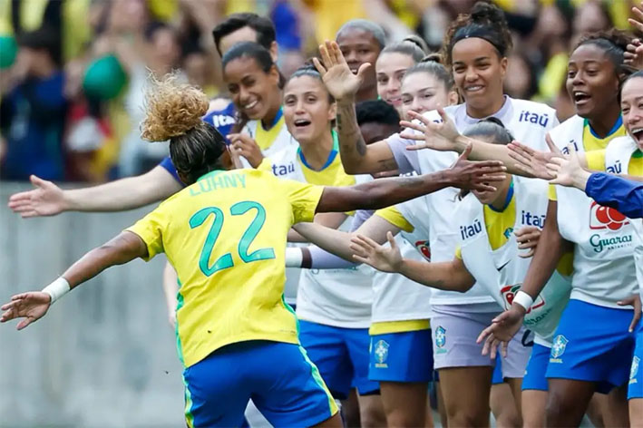 Seleção feminina faz 3 a 1 na Argentina em primeiro jogo no Beira-Rio